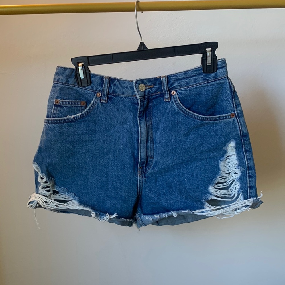 Top shop jean shorts